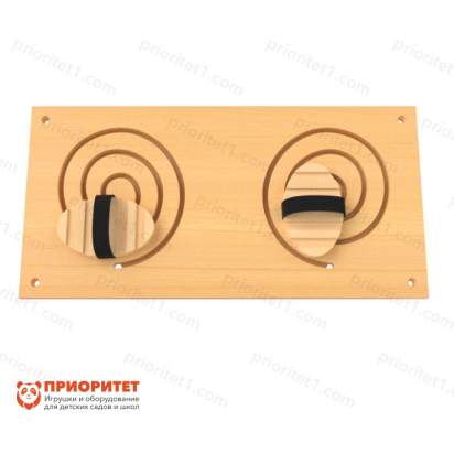 Панель-лабиринт Рисуем ногами 6 Две воронки