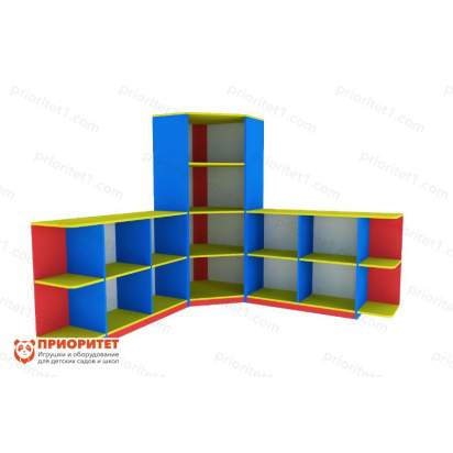 Стеллаж «Уголок» (цветной)