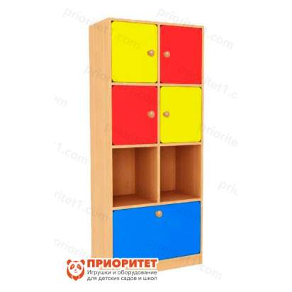 Модульная стенка «Городок» секция №4 (цветная)