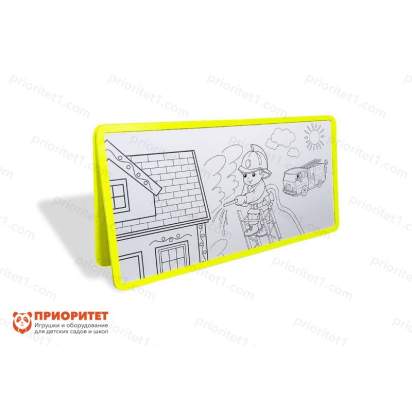 napolnyj-dvojnoj-modul-mnogorazovaya-raskraska-150x75-zheltyj