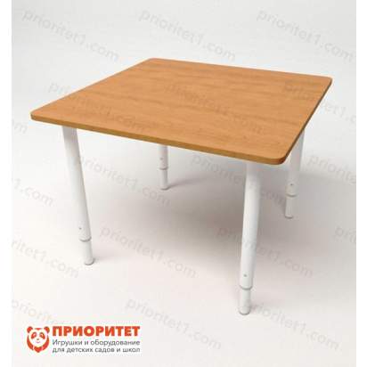 Стол детский регулируемый «Дошколенок» (70x70x40-58, пластик)