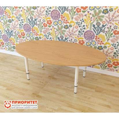 Стол детский регулируемый «Овальный» (ЛДСП, 00-1 группа)