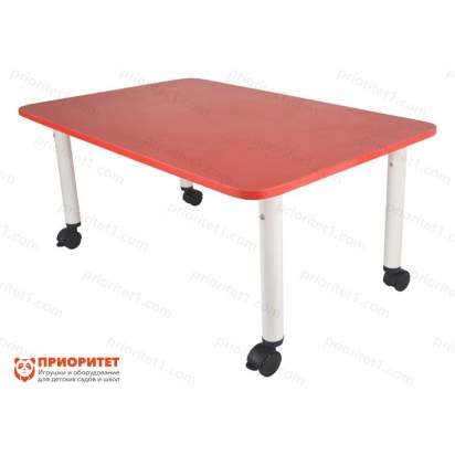 Стол детский регулируемый «Подкатной» (110x58) цветной