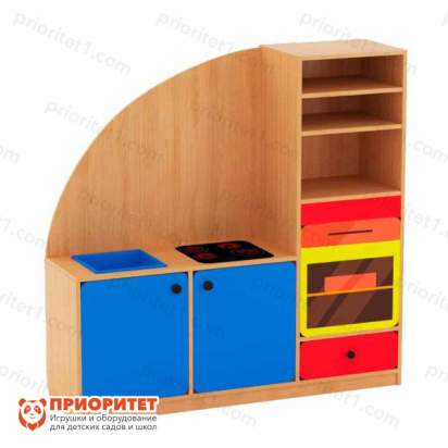 Кухня детская «Хозяюшка» (цветной фасад)