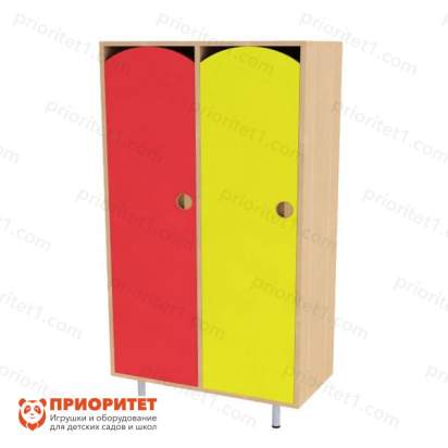 Шкаф 2-секционный (цветной)