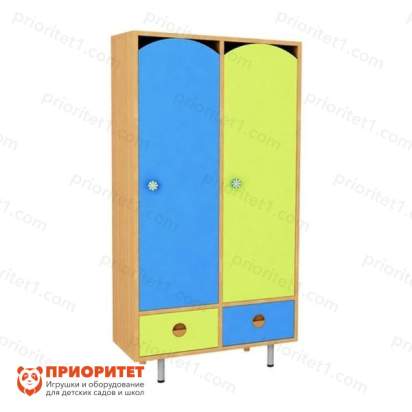 Шкаф 2-секционный с ящиками