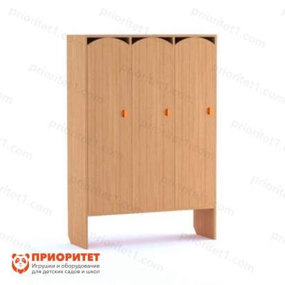 Шкаф 3-секционный малый с нишей под скамью