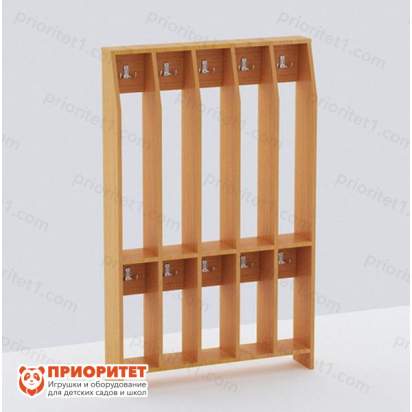 Шкаф для полотенец 5-местный двухъярусный