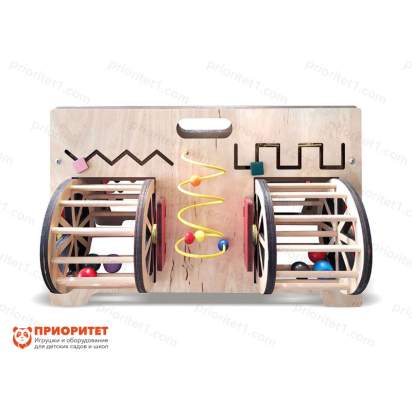 Двухсторонняя тактильная панель «Новые умения №2» для детей