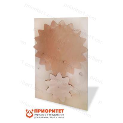 Настенный модуль «Вращательные движения» вид сбоку