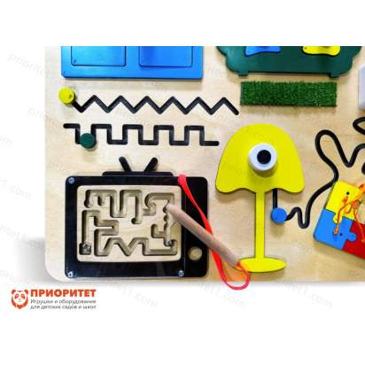 Бизиборд «Моя гостиная» с лабиринтом