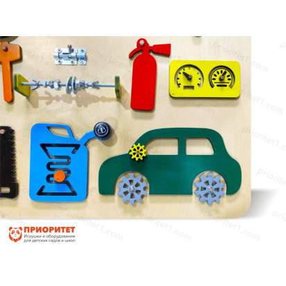 Бизиборд «Мой гараж» с лабиринтом