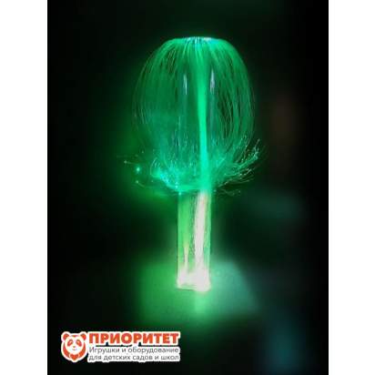 Световая каскадирующая трубка искристый фонтан зеленого цвета