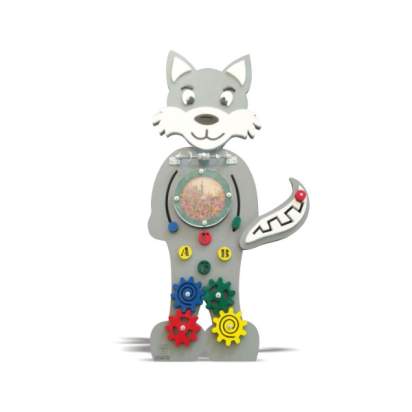 Набор бизибордов «Сказка Колобок», волк (серый)