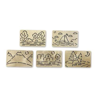 Развивающий набор «Полезные обводилки» из фанеры