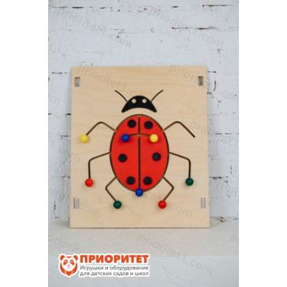 Тактильно-развивающая панель «Бабочка-коробочка»_2