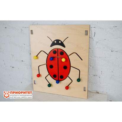 Тактильно-развивающая панель «Бабочка-коробочка»_4