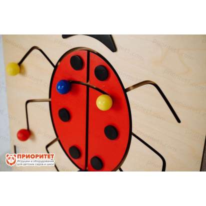 Тактильно-развивающая панель «Бабочка-коробочка»_7