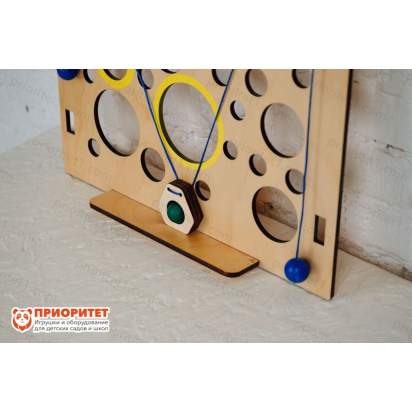 Тактильно-развивающая панель «Вкусный сыр»_7