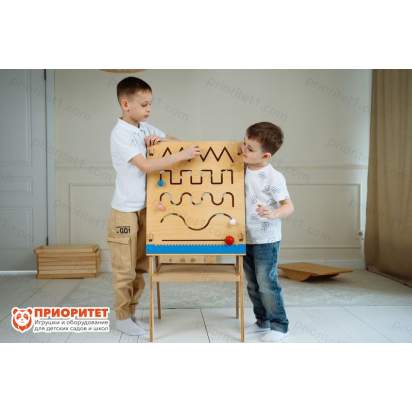 Тактильно-развивающая панель «Лабиринты-дорожки»_4