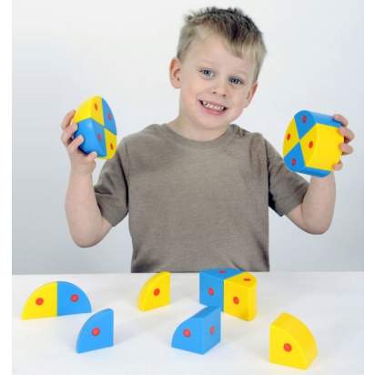 Набор Полидрон Магнитные блоки 3D «Сферы и цилиндры»