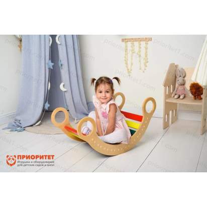 Горка-качалка «Радужные дни» цветная 10