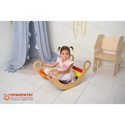 Горка-качалка «Радужные дни» цветная 7