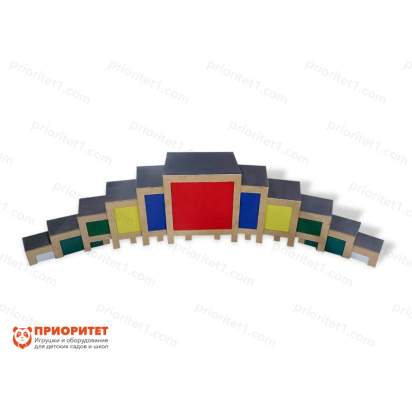 Детские табуреты для активной терапии «Для спорта и учёбы» (11 штук) вид сверху