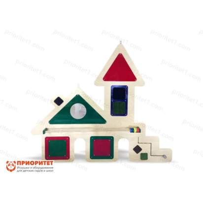 Декоративно-развивающая панель «Городской дворик №1»-10