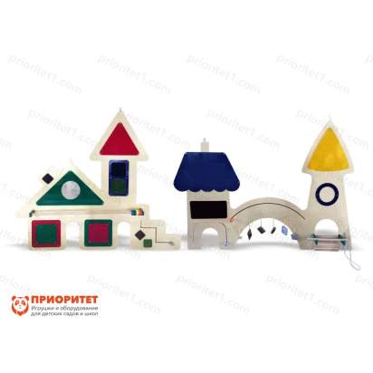 Набор декоративно-развивающих панелей «Городской дворик»-10