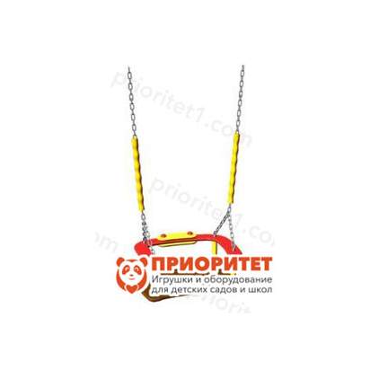 Качели металлические «Луг» с креслом для детской площадки кресло