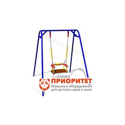 Качели металлические Малыш с креслом для детской площадки 1