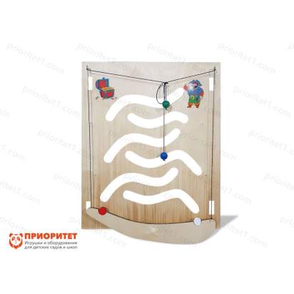 Тактильно-развивающая панель-лабиринт «Морские приключения»