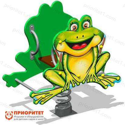 Качалка на пружине Лягушонок для детской площадки