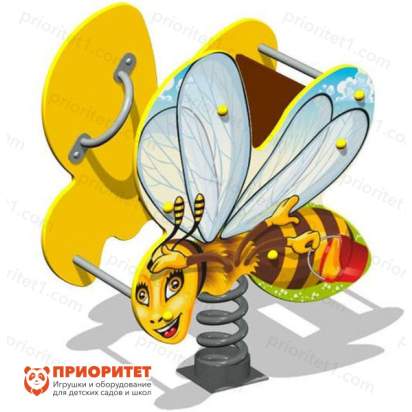 Качалка на пружине Пчела для детской площадки