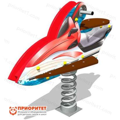 Качалка на пружине Скутер для детской площадки