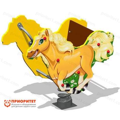 Качалка на пружине Лошадка для детской площадки