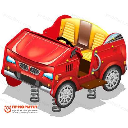 Качалка на пружине Кабриолет для детской площадки спереди