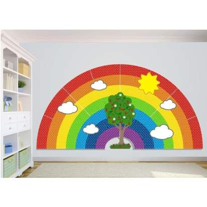 Комплексное настенное решение Радуга_1