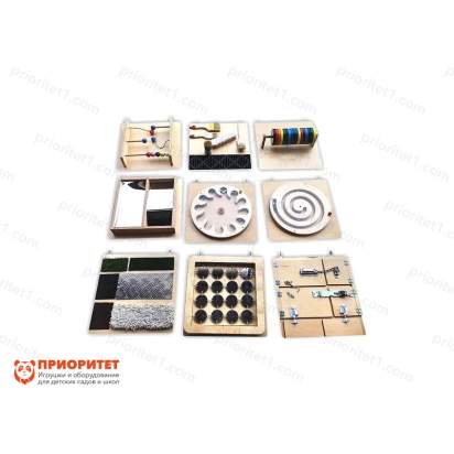 Набор тактильно-развивающих панелей Игра и обучение