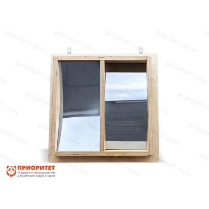 Тактильно-развивающая панель Выпуклое и вогнутое зеркало