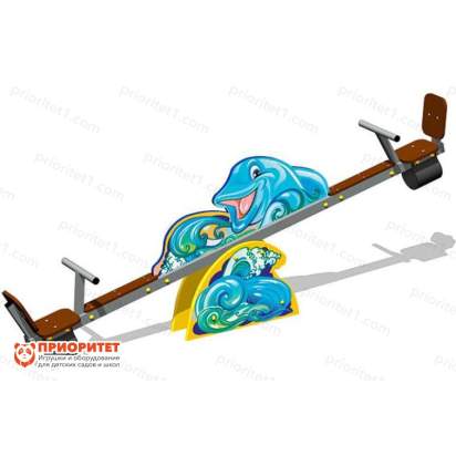 Качалка-балансир Дельфины для детской площадки