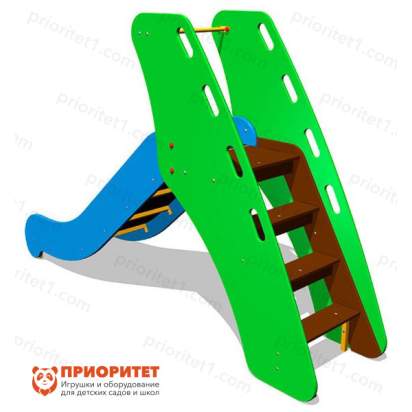 Детская горка Заря H=950 для детской площадки сзади