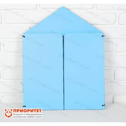 Ширма для кукольного театра, дерево, окно 30 × 20 см 3