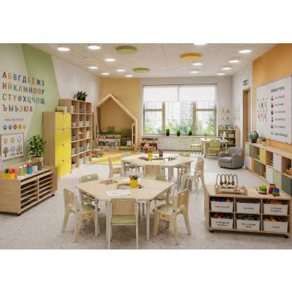 Комплект мебели для детского сада Групповая №1_1