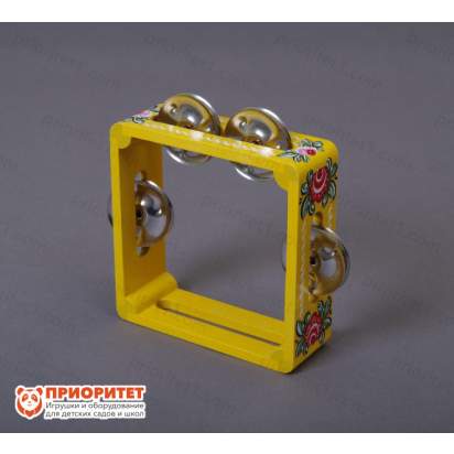 Тамбурин (бубен) из массива березы с росписью РЗ-ТБ-08 2