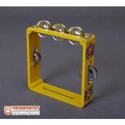 Тамбурин (бубен) из массива березы с росписью РЗ-ТБ-09 2