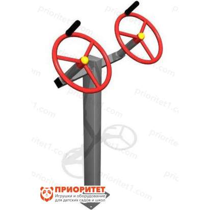 Уличный тренажер Рули для спортивной площадки