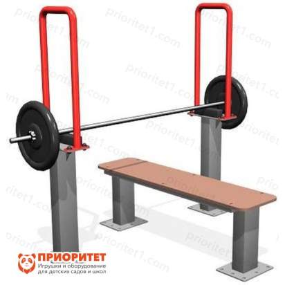 Тренажер уличный Жим лежа для спортивной площадки