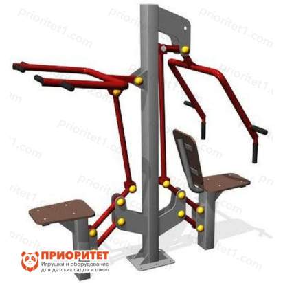 Жим и верхняя тяга» №76 для спортивной площадки